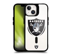 Head Case Designs sous Licence Officielle NFL Surdimensionné Las Vegas Raiders Black Shockproof Bumper Case [Military Grade Protection] Compatible with Apple iPhone 14 and Compatible with MagSafe