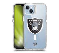 Head Case Designs sous Licence Officielle NFL Surdimensionné Las Vegas Raiders Étui Antichoc [Protection de Qualité Militaire] Compatible avec Apple iPhone 14 Plus et Compatible avec MagSafe