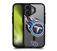 Head Case Designs sous Licence Officielle NFL Surdimensionné Tennessee Titans Black Shockproof Bumper Case [Military Grade Protection] Compatible with Apple iPhone 17 and Compatible with MagSafe