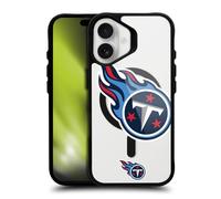 Head Case Designs sous Licence Officielle NFL Surdimensionné Tennessee Titans Black Shockproof Bumper Case [Military Grade Protection] Compatible with Apple iPhone 16 and Compatible with MagSafe