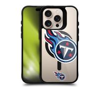 Head Case Designs sous Licence Officielle NFL Surdimensionné Tennessee Titans Black Shockproof Bumper Case [Military Grade Protection] Compatible with Apple iPhone 16 Pro and Compatible with MagSafe