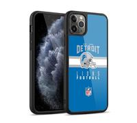 Head Case Designs sous Licence Officielle NFL Typographie de Casque Detroit Lions Graphics Coque en Gel renforcée [Protection de Qualité Militaire] Compatible avec Apple iPhone 11 Pro Max