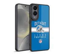 Head Case Designs sous Licence Officielle NFL Typographie de Casque Detroit Lions Graphics Coque en Gel renforcée [Protection de Qualité Militaire] Compatible avec Samsung Galaxy S25 Edge