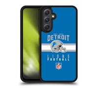 Head Case Designs sous Licence Officielle NFL Typographie de Casque Detroit Lions Graphics Coque en Gel renforcée [Protection de Qualité Militaire] Compatible avec Samsung Galaxy A54 5G