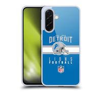 Head Case Designs sous Licence Officielle NFL Typographie de Casque Detroit Lions Graphics Coque en Gel [Protection de Qualité Militaire] Compatible avec Samsung Galaxy A36 5G