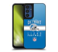 Head Case Designs sous Licence Officielle NFL Typographie de Casque Detroit Lions Graphics Coque en Gel renforcée [Protection de Qualité Militaire] Compatible avec Samsung Galaxy A15