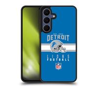 Head Case Designs sous Licence Officielle NFL Typographie de Casque Detroit Lions Graphics Coque en Gel renforcée [Protection de Qualité Militaire] Compatible avec Samsung Galaxy S25 FE