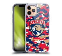 Head Case Designs sous Licence Officielle NHL Camouflage Florida Panthers Coque en Gel [Protection de Qualité Militaire] Compatible avec Apple iPhone 11 Pro Et Compatible avec MagSafe