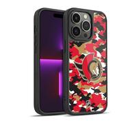 Head Case Designs sous Licence Officielle NHL Camouflage Ottawa Senators Coque en Gel renforcée [Protection de Qualité Militaire] Compatible avec Apple iPhone 14 Pro