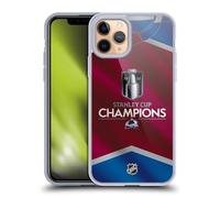 Head Case Designs sous Licence Officielle NHL Colorado Avalanche Jersey 2022 Stanley Cup Champions Coque en Gel [Qualité Militaire] Compatible avec Apple iPhone 11 Pro Et Compatible avec MagSafe