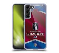 Head Case Designs sous Licence Officielle NHL Colorado Avalanche Jersey 2022 Stanley Cup Champions Coque en Gel [Qualité Militaire] Compatible avec Samsung Galaxy S22+ 5G Et Compatible avec MagSafe