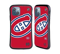 Head Case Designs sous Licence Officielle NHL Énorme Montreal Canadiens Coque Hybride Compatible avec Apple iPhone 13