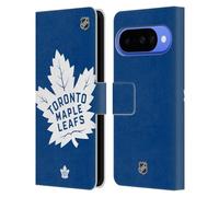 Head Case Designs sous Licence Officielle NHL Énorme Toronto Maple Leafs Étui Portefeuille en Cuir Compatible avec Google Pixel 10