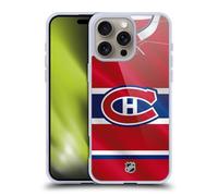 Head Case Designs sous Licence Officielle NHL Jersey Montreal Canadiens Coque en Gel [Protection de Qualité Militaire] Compatible avec Apple iPhone 16 Pro Max Et Compatible avec MagSafe