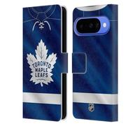 Head Case Designs sous Licence Officielle NHL Jersey Toronto Maple Leafs Étui Portefeuille en Cuir Compatible avec Google Pixel 10