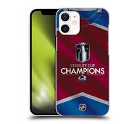 Head Case Designs sous Licence Officielle NHL Maillot Colorado Avalanche Champions De La Coupe Stanley 2022 Coque Dure pour l'arrière Compatible avec Apple iPhone 12 Mini