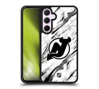 Head Case Designs sous Licence Officielle NHL Marbre New Jersey Devils Coque en Gel renforcée [Protection de Qualité Militaire] Compatible avec Samsung Galaxy A35 5G