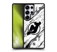 Head Case Designs sous Licence Officielle NHL Marbre New Jersey Devils Coque en Gel renforcée [Protection de Qualité Militaire] Compatible avec Samsung Galaxy S25 Ultra