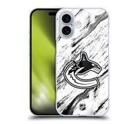 Head Case Designs sous Licence Officielle NHL Marbre Vancouver Canucks Coque Dure pour l'arrire Compatible avec Apple iPhone