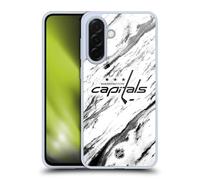 Head Case Designs sous Licence Officielle NHL Marbre Washington Capitals Coque en Gel [Protection de Qualité Militaire] Compatible avec Samsung Galaxy A36 5G