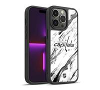 Head Case Designs sous Licence Officielle NHL Marbre Washington Capitals Coque en Gel renforcée [Protection de Qualité Militaire] Compatible avec Apple iPhone 14 Pro