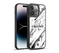 Head Case Designs sous Licence Officielle NHL Marbre Washington Capitals Coque en Gel renforcée [Protection de Qualité Militaire] Compatible avec Apple iPhone 14 Pro Max