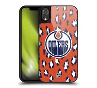 Head Case Designs sous Licence Officielle NHL Modèle de Léopard Edmonton Oilers Coque en Gel renforcée [Protection de Qualité Militaire] Compatible avec Apple iPhone XR