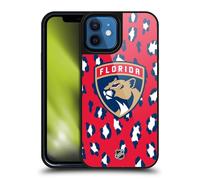 Head Case Designs sous Licence Officielle NHL Modèle de Léopard Florida Panthers Coque en Gel renforcée [Protection de Qualité Militaire] Compatible avec Apple iPhone 12 / iPhone 12 Pro