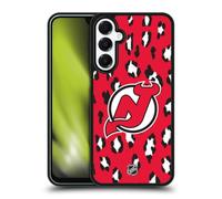 Head Case Designs sous Licence Officielle NHL Modèle de Léopard New Jersey Devils Coque en Gel renforcée [Protection de Qualité Militaire] Compatible avec Samsung Galaxy A16 5G