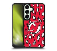 Head Case Designs sous Licence Officielle NHL Modèle de Léopard New Jersey Devils Coque en Gel renforcée [Protection de Qualité Militaire] Compatible avec Samsung Galaxy S25