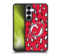 Head Case Designs sous Licence Officielle NHL Modèle de Léopard New Jersey Devils Coque en Gel renforcée [Protection de Qualité Militaire] Compatible avec Samsung Galaxy S25+