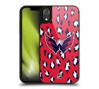 Head Case Designs sous Licence Officielle NHL Modèle de Léopard Washington Capitals Coque en Gel renforcée [Protection de Qualité Militaire] Compatible avec Apple iPhone XR