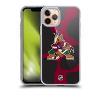 Head Case Designs sous Licence Officielle NHL Modèle de Vache Arizona Coyotes Coque en Gel [Protection de Qualité Militaire] Compatible avec Apple iPhone 11 Pro Et Compatible avec MagSafe