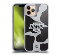 Head Case Designs sous Licence Officielle NHL Modèle de Vache Los Angeles Kings Coque en Gel [Protection de Qualité Militaire] Compatible avec Apple iPhone 11 Pro Et Compatible avec MagSafe