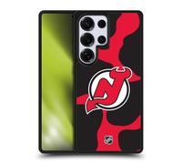 Head Case Designs sous Licence Officielle NHL Modèle de Vache New Jersey Devils Coque en Gel renforcée [Protection de Qualité Militaire] Compatible avec Samsung Galaxy S25 Ultra