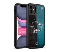 Head Case Designs sous Licence Officielle NHL Moitié en détresse San Jose Sharks Coque en Gel renforcée [Protection de Qualité Militaire] Compatible avec Apple iPhone 11