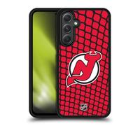 Head Case Designs sous Licence Officielle NHL Motif Réseau New Jersey Devils Coque en Gel renforcée [Protection de Qualité Militaire] Compatible avec Samsung Galaxy A54 5G