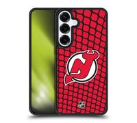 Head Case Designs sous Licence Officielle NHL Motif Réseau New Jersey Devils Coque en Gel renforcée [Protection de Qualité Militaire] Compatible avec Samsung Galaxy S25+