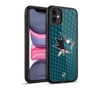 Head Case Designs sous Licence Officielle NHL Motif Réseau San Jose Sharks Coque en Gel renforcée [Protection de Qualité Militaire] Compatible avec Apple iPhone 11