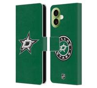 Head Case Designs sous Licence Officielle NHL Plaine Dallas Stars Étui Portefeuille en Cuir Compatible avec Apple iPhone 17