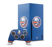 Head Case Designs Sous Licence Officielle NHL Plaine New York Islanders Enveloppement De Console De Jeu Et Skins Pour Manette De Jeu Ensemble compatible avec Xbox Series X