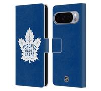 Head Case Designs sous Licence Officielle NHL Plaine Toronto Maple Leafs Étui Portefeuille en Cuir Compatible avec Google Pixel 10 Pro XL