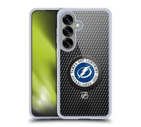Head Case Designs sous Licence Officielle NHL Texture de Rondelle Tampa Bay Lightning Coque en Gel [Protection de Qualité Militaire] Compatible avec Samsung Galaxy S25 Et Compatible avec MagSafe