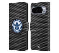 Head Case Designs sous Licence Officielle NHL Texture de Rondelle Toronto Maple Leafs Étui Portefeuille en Cuir Compatible avec Google Pixel 10 Pro XL