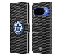 Head Case Designs sous Licence Officielle NHL Texture de Rondelle Toronto Maple Leafs Étui Portefeuille en Cuir Compatible avec Google Pixel 10