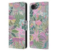 Head Case Designs sous Licence Officielle Ninola Ambiance d?Été Vert Jungle Collection 2025-26 Designs Étui Portefeuille en Cuir Compatible avec Apple iPhone 16e / iPhone 17e