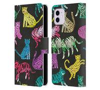 Head Case Designs sous Licence Officielle Ninola Tigres et léopards Aquarelle 3 Étui Portefeuille en Cuir Compatible avec Apple iPhone 11