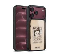 Head Case Designs sous Licence Officielle One Piece Nico Robin Affiche Recherché Coque en Gel renforcée [Protection de Qualité Militaire] Compatible avec Apple iPhone 18 Pro