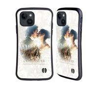 Head Case Designs sous Licence Officielle Outlander Claire Et Jamie Baiser Portraits Coque Hybride Compatible avec Apple iPhone 15