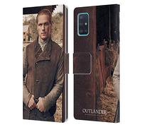 Head Case Designs sous Licence Officielle Outlander Écuries Jamie Fraser Personnages De Saison 6 Étui Portefeuille en Cuir Compatible avec Samsung Galaxy A51 (2019)